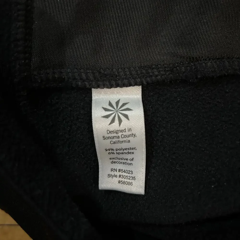 Athleta Snowslide Fleece Lined Black Cargo Mini Skirt Womens Medium Outdoor Hike